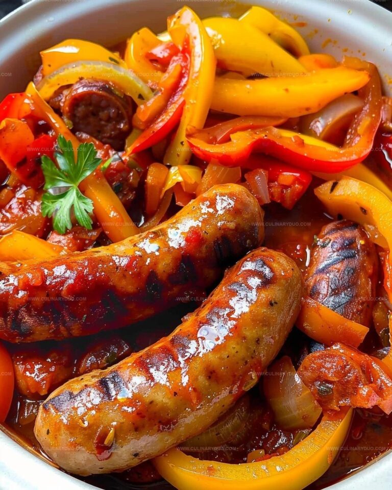 Slow Cooker Sausage and Peppers Recipe