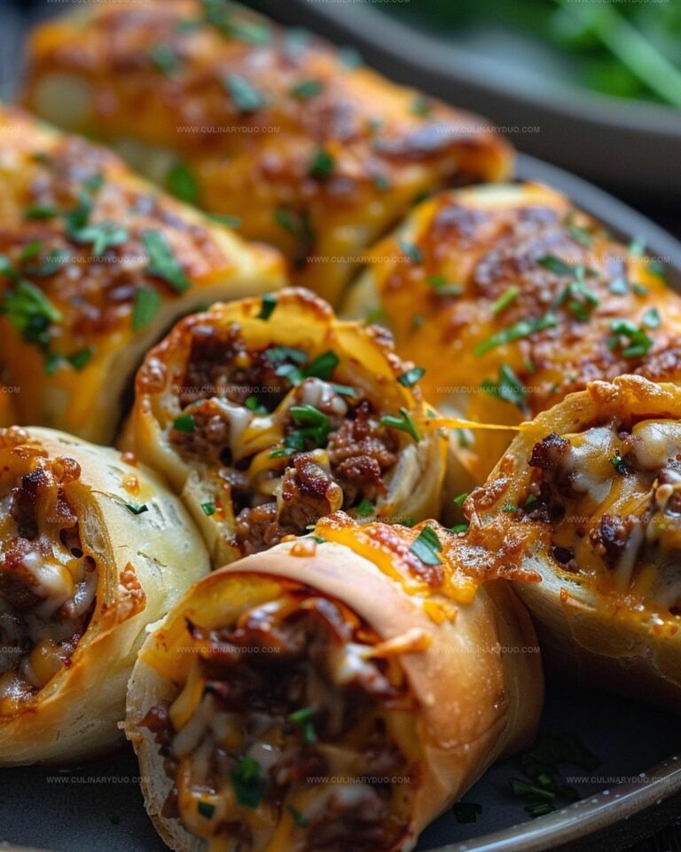 Cheesy Beefy Rolls-Up Recipe