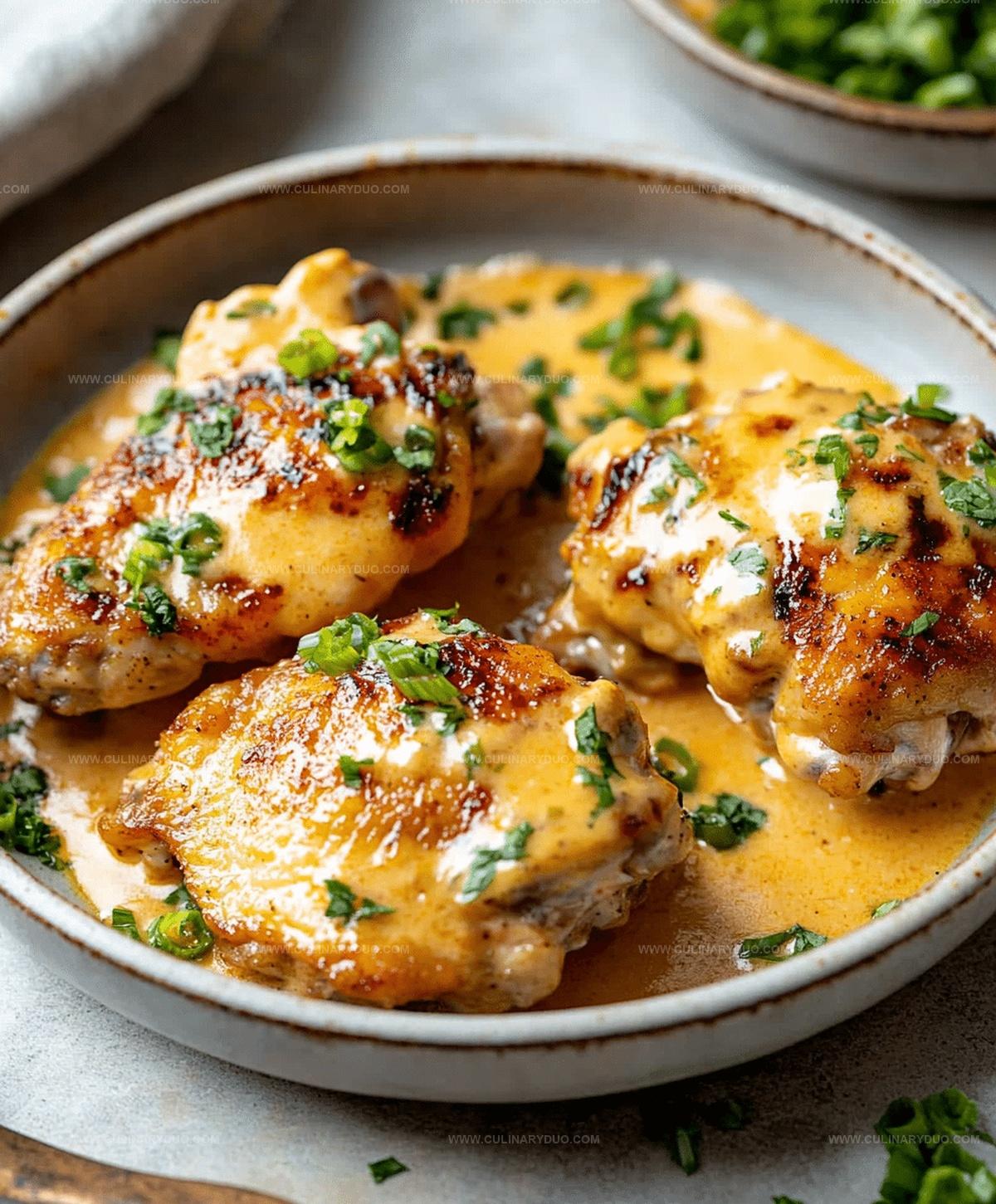 Skillet Bang Bang Chicken Thighs Recipe