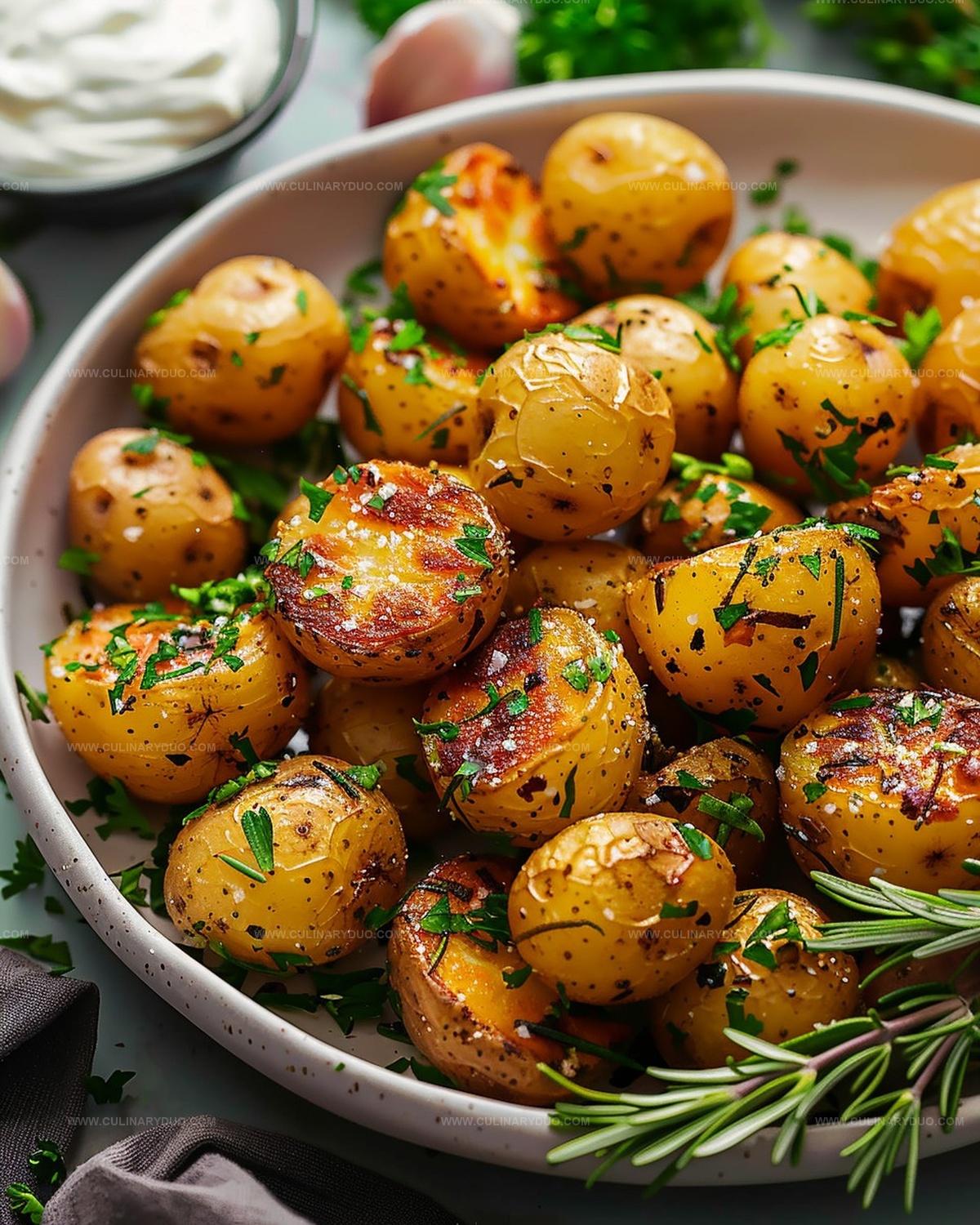 Roasted Baby Potatoes with Rosemary and Garlic Recipe