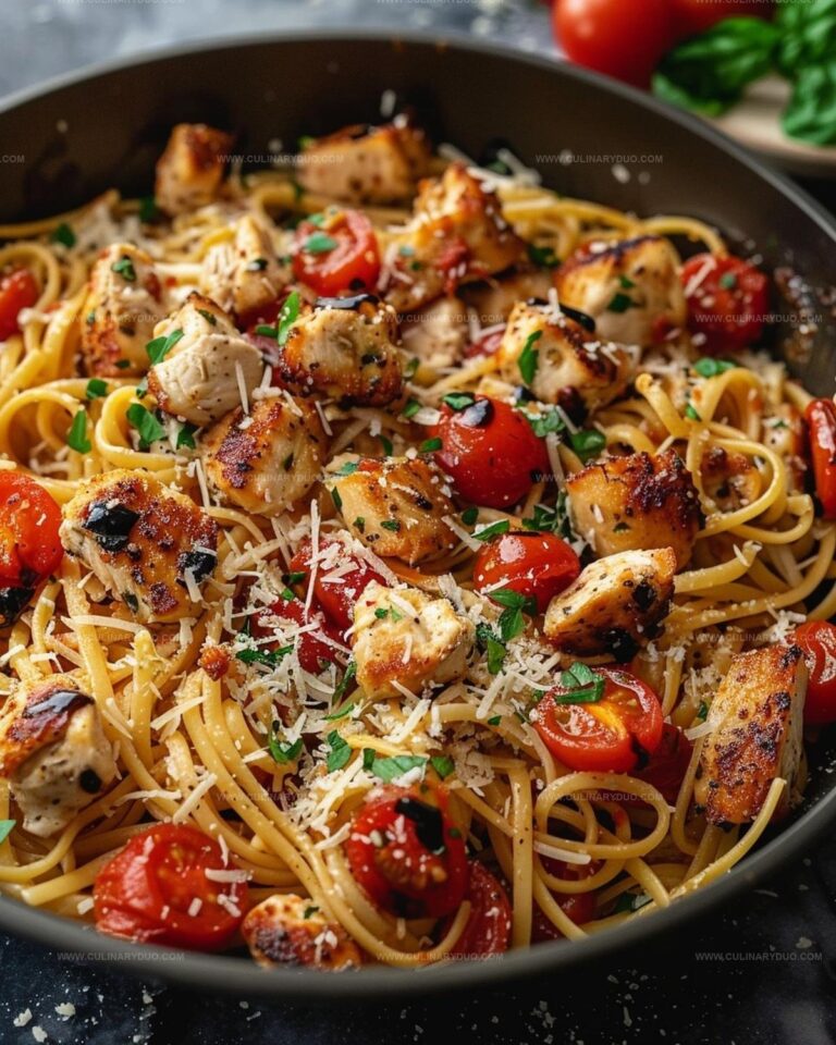 Bruschetta Chicken Pasta Recipe