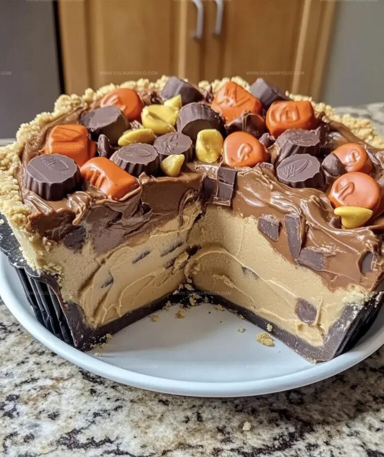 Giant Reeses Peanut Butter Cup Pie Recipe