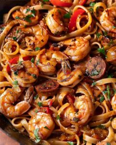 Cajun Shrimp and Sausage Pasta Recipe