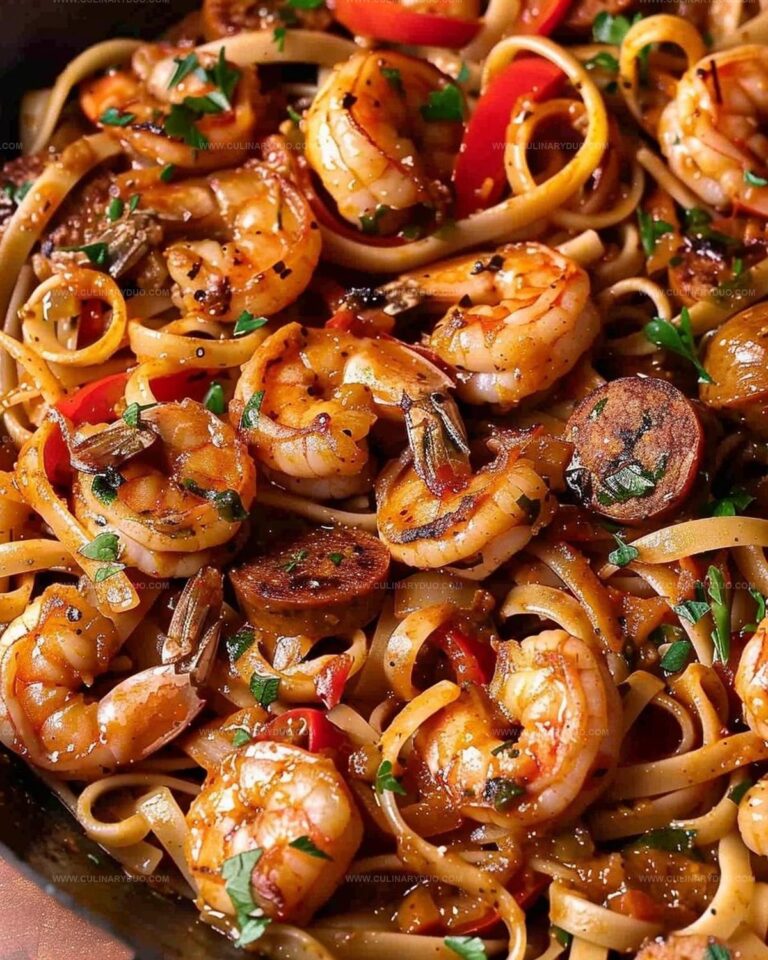 Cajun Shrimp and Sausage Pasta Recipe