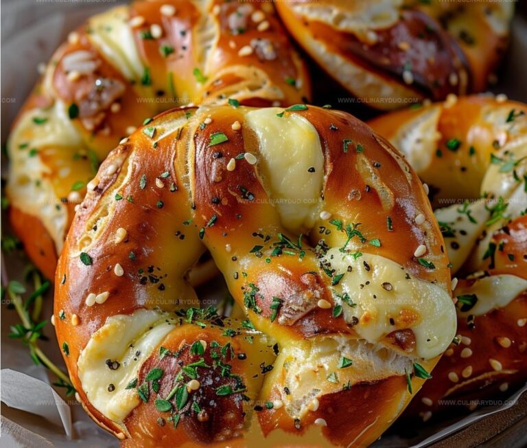Mozzarella Stuffed Soft Pretzels Recipe