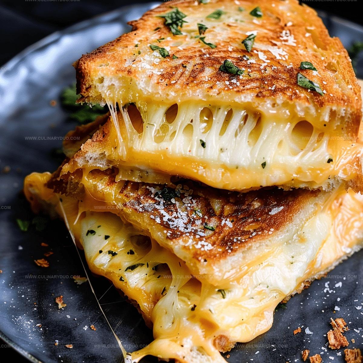 Parmesan Crusted Grilled Cheese Sandwich Recipe