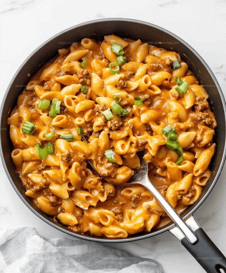 One-pot Cheeseburger Pasta Recipe