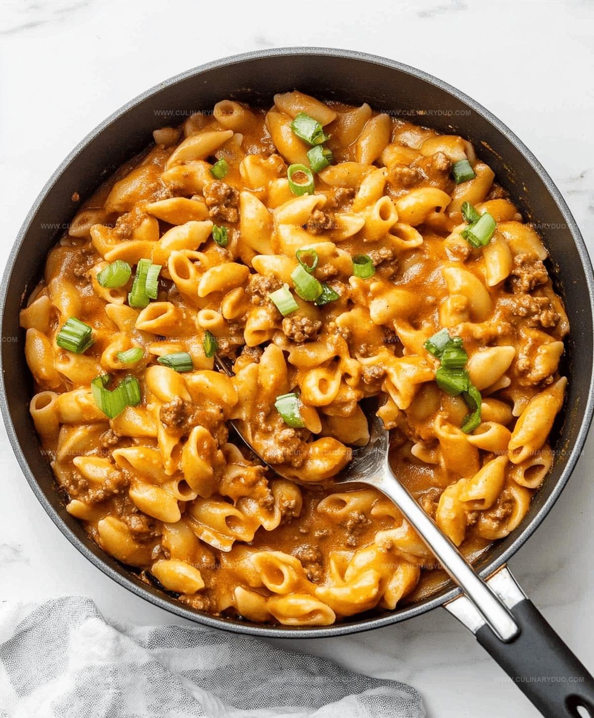 One-pot Cheeseburger Pasta Recipe