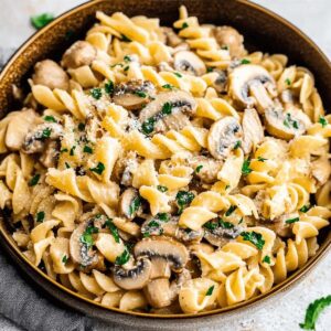 Garlic Mushroom Pasta Recipe
