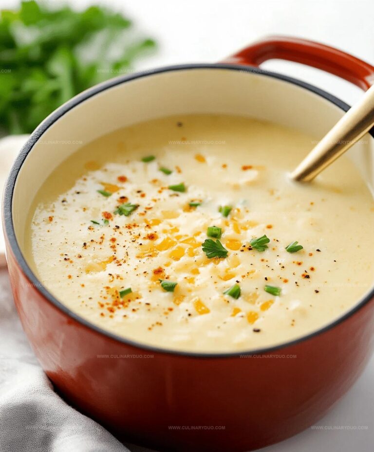 Cheesy Potato Soup Recipe