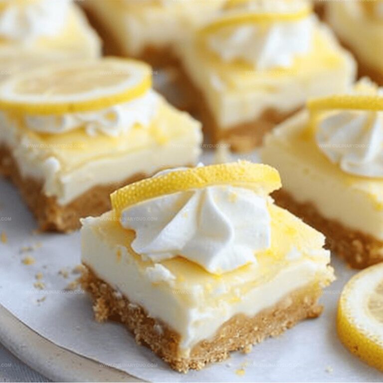 Cream Cheese Lemon Bars Recipe