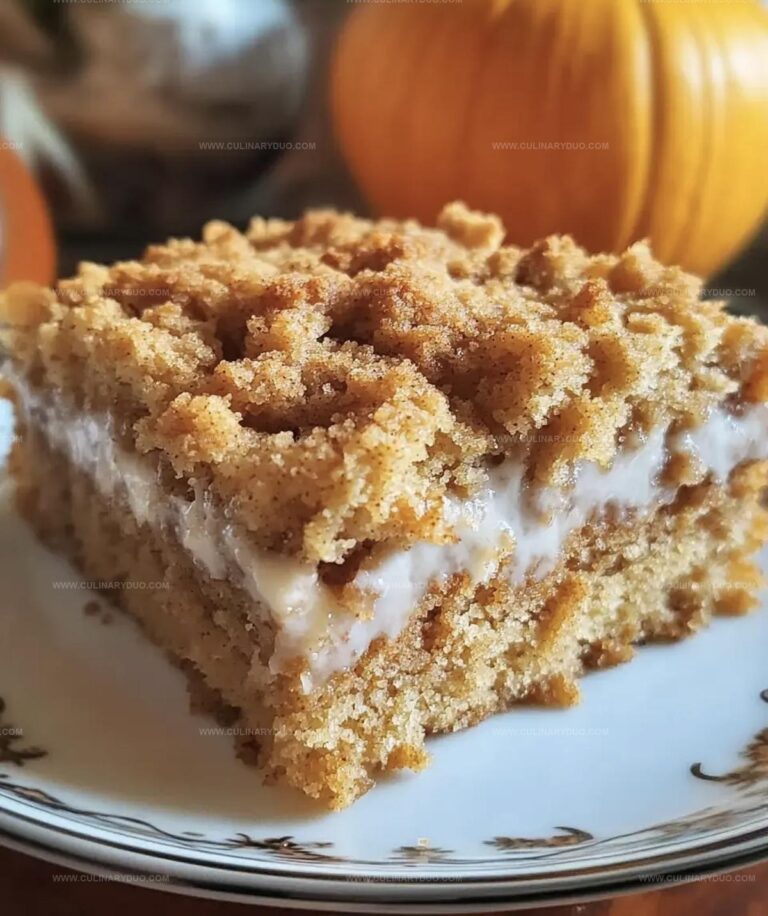 Pumpkin Spice Crumb Cake Recipe