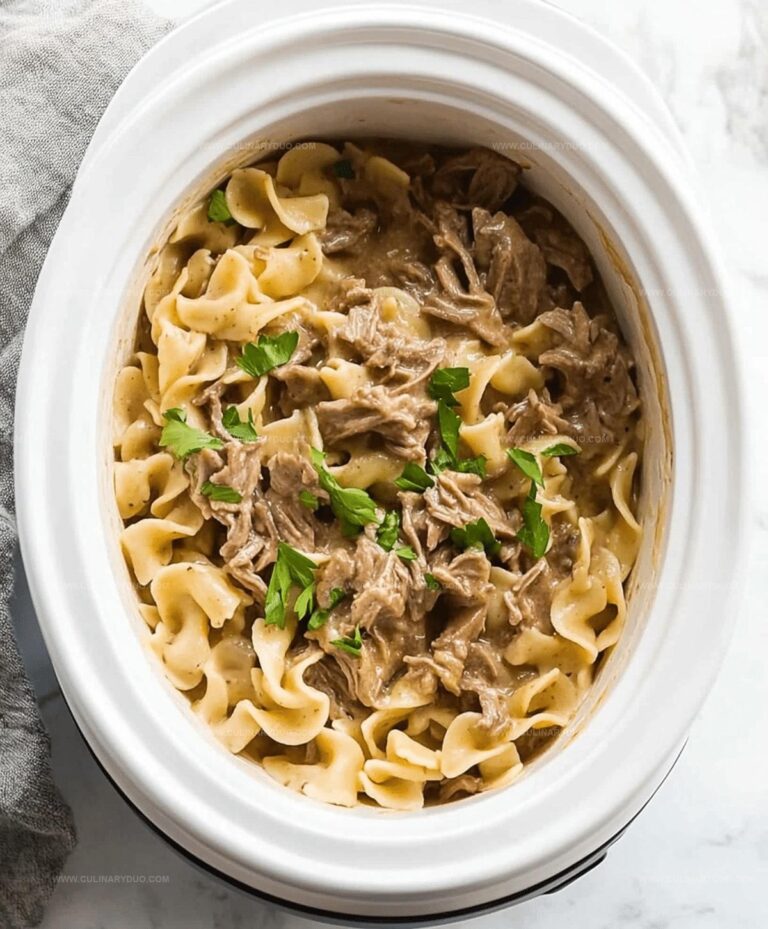 Crockpot Beef And Noodles Recipe