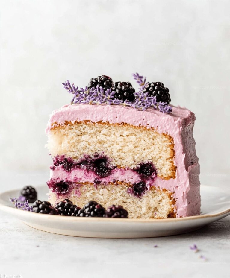 Blackberry Lavender Cake Recipe