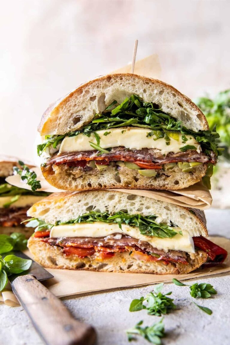 Picnic Style Brie and Prosciutto Sandwich Recipe