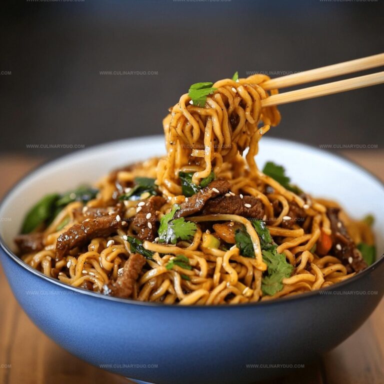 Hoisin Beef Noodles Recipe