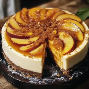 Peach Cobbler Cheesecake Recipe