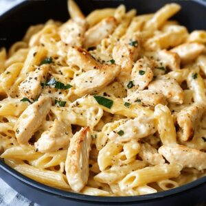 Creamy Garlic Chicken Pasta Recipe