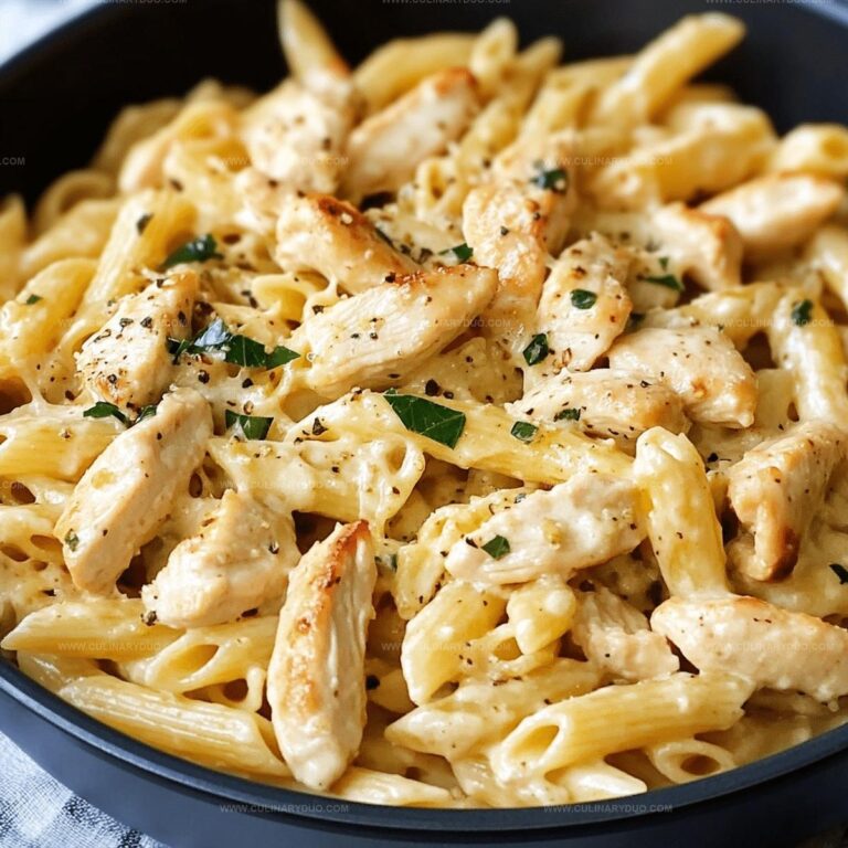 Creamy Garlic Chicken Pasta Recipe