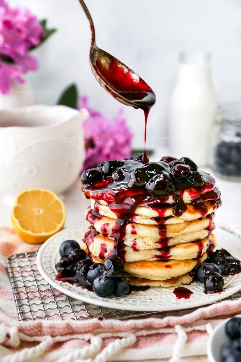 Lemon Ricotta Pancakes Recipe