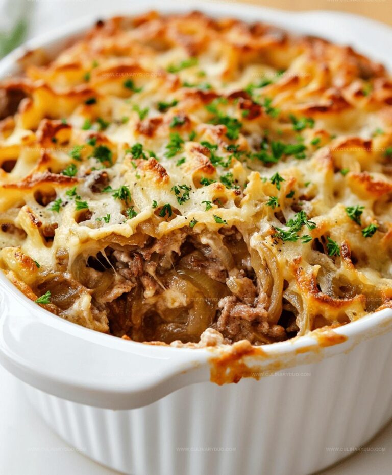 French Onion Beef Casserole Recipe