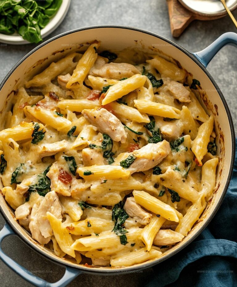 Tuscan Chicken Pasta Bake Recipe