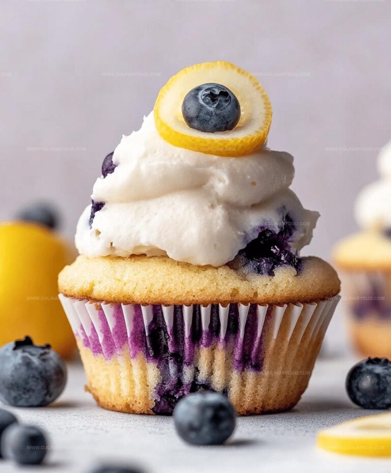 Lemon Blueberry Cupcakes Recipe