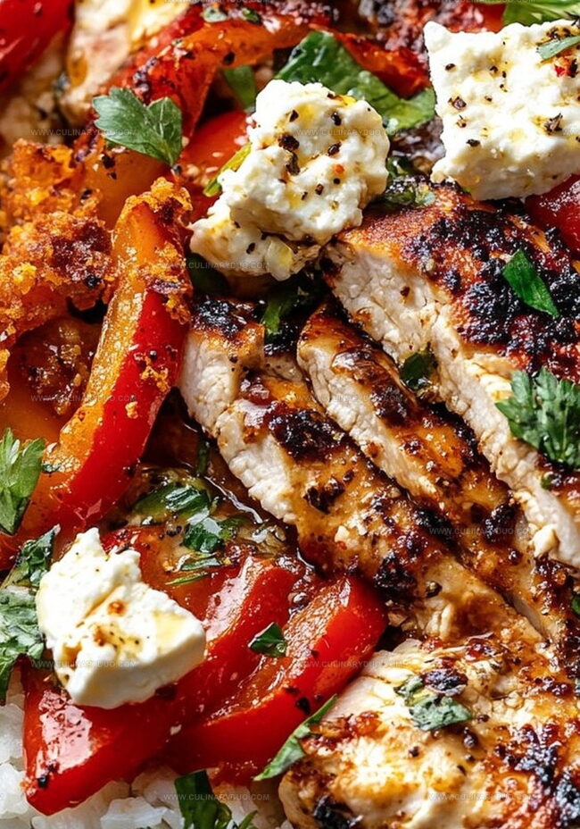 How to Make Baked Chicken with Crispy Feta and Vinaigrette