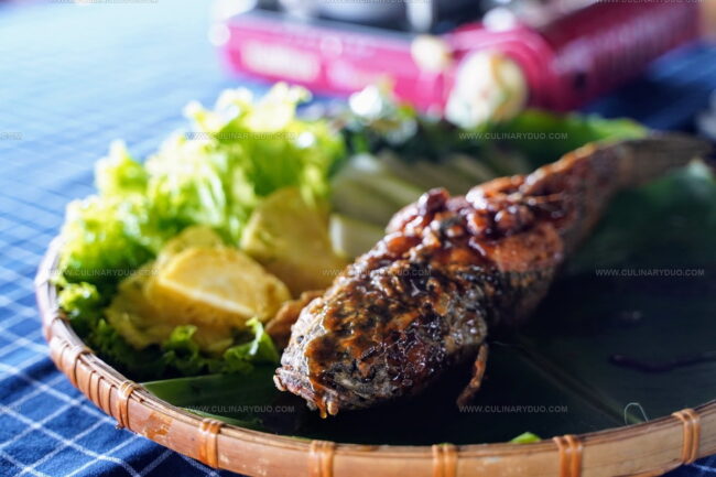 Grilled Snakehead Fish (Ca Loc Nuong Trui)