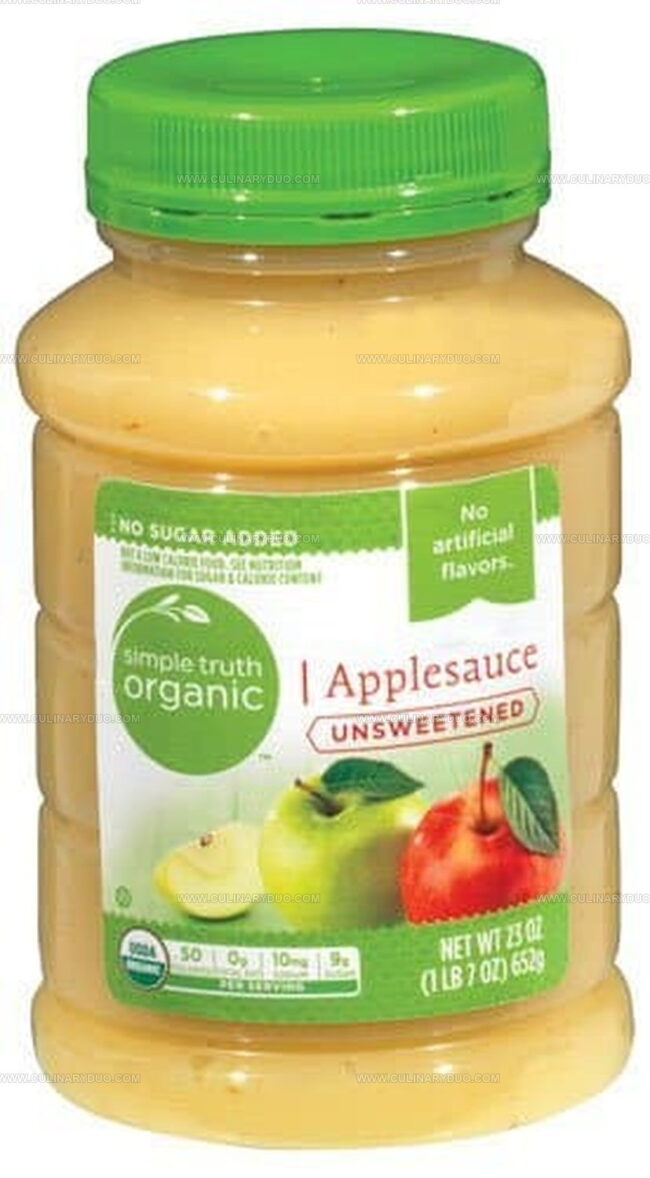 Applesauce And Oil
